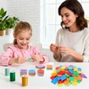 200 Pcs Big Bright Buttons for Kids 8 Colors and