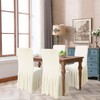 Babenest 2pcs Chair Cover with Long Skirt, Washable Universal Parson