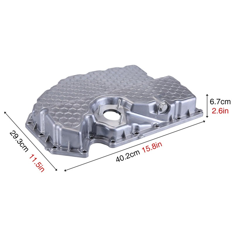 06K103600R Aluminum Engine Oil Pan Compatible for Golf Ti-guan A3