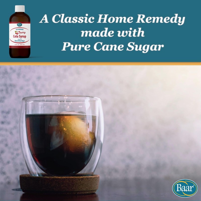 Caffeine Free, Non-carbonated Cherry Cola Syrup with Pure Cane Sugar
