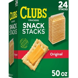Clubs Crackers Snack Stacks, 2.08 oz, 24 Pack