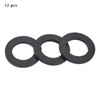 12pcs Rubber Washers, Sealing Rings Hose Rubber Faucet Connector Washers