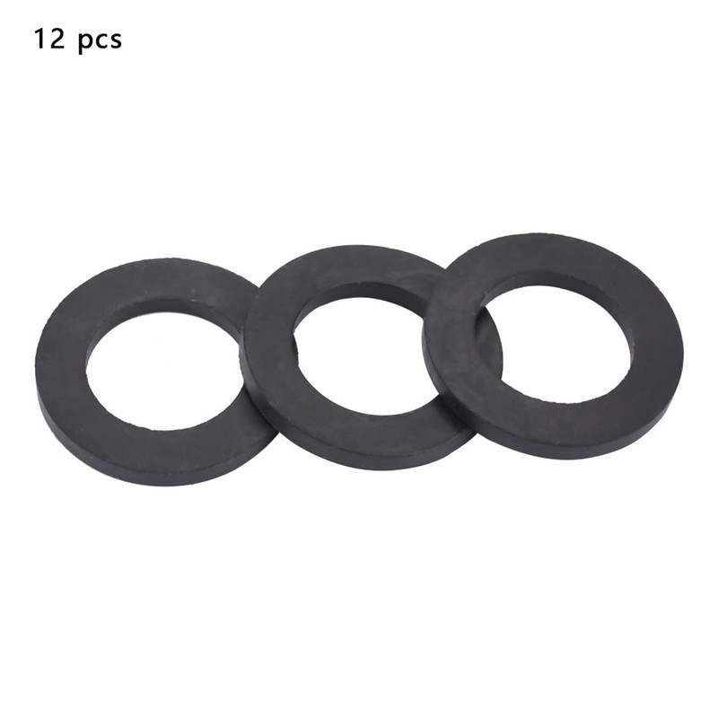 12pcs Rubber Washers, Sealing Rings Hose Rubber Faucet Connector Washers