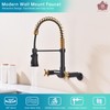 Wall Mount Kitchen Faucet, 8 Inch Center Wall Mount Faucet