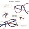 LifeArt Bifocal Reading Glasses with Round Lenses, Blue Light Blocking