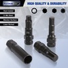 PlatinumEdge Lug Nut Key Set, 16 Pieces SAE & Metric