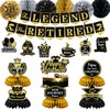 Retirement Party Decorations Black Gold