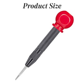 Spring Loaded Center Punch Automatic Anti-Slip Heavy Duty Hole Tool for Metal Wood Plastic