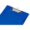 Q-Connect PVC Single Clipboard Foolscap Blue KF01297