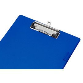 Q-Connect PVC Single Clipboard Foolscap Blue KF01297