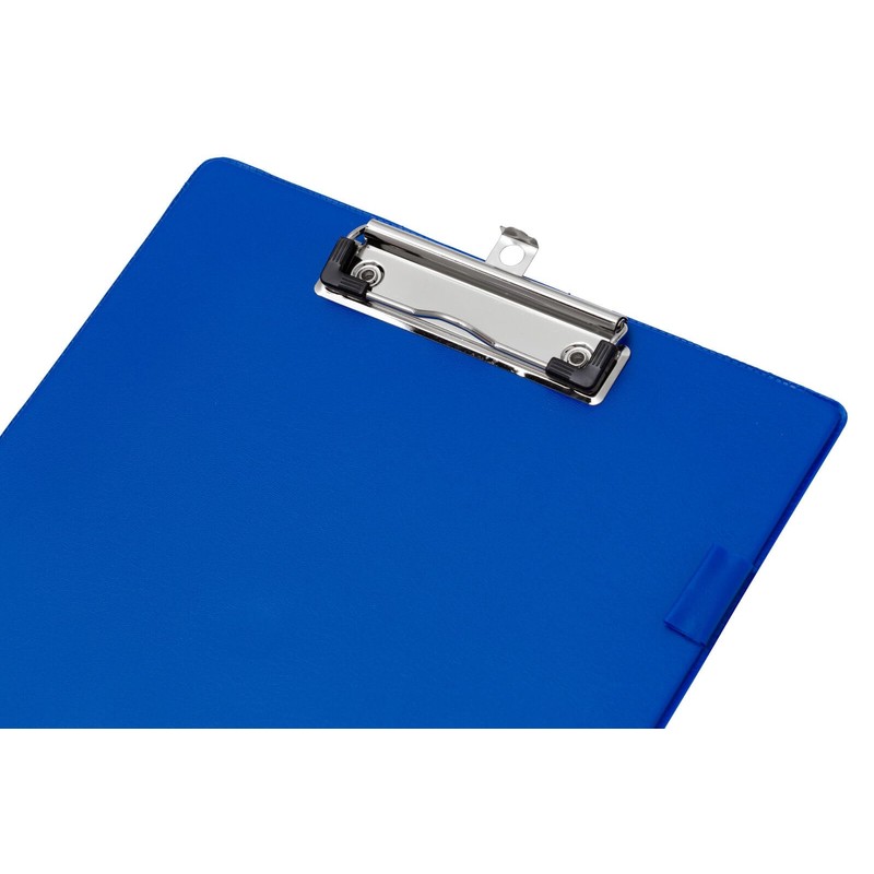 Q-Connect PVC Single Clipboard Foolscap Blue KF01297