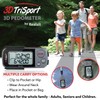 Realalt 3DTriSport 3D Pedometer, Accurate Step Counter with Clip and