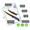Pro 3-in-1 Set: 6.5” Fish Fillet/Boning Knife - 12” Non-slip