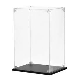 MECCANIXITY Acrylic Display Case, 8"x6"x11.8" Clear Display Box Assemble Dustproof Storage Organizer Showcase for Collectibles Action Figures