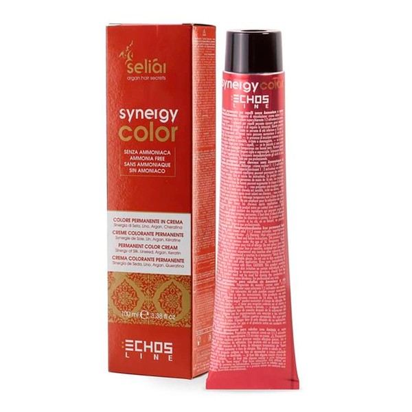 ECHOSLINE Seliàr Synergy Color - Ammonia-Free Cream Colour for Light Copper Blonde Hair (8.4)