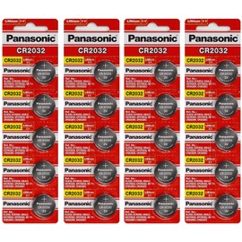Panasonic Panasonic CR2032 3 Volt Lithium Coin Battery (20 Batteries)