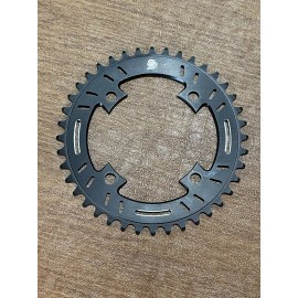 Snap BMX Products S4 104mm 4 bolt Chainring - 40t Black