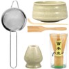 7Pcs Elegant Matcha Making Set With Whisk, Storage Holder, Powder