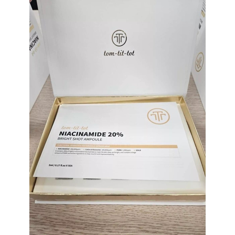 TOM TIT TOT NIACINAMIDE 20% BRIGHT SHOT AMPOULE 5ml X