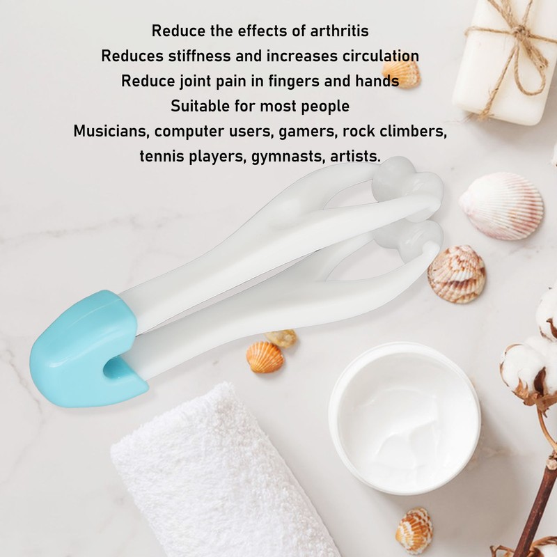 Jadestone Finger Wrist Massage Roller for Arthritis Reduce Fatigue Handheld