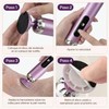 KTMOUW Lima Electrica Pedicure para Pies 3 en 1 Lima