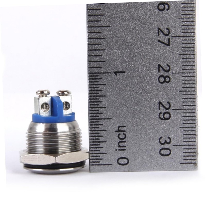iplusmile Metal Momentary Push Button for Doorbell Boat Car Horn