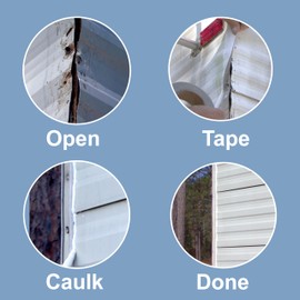 Dicor CS114KIT Seal-Tite Corner Seal Kit - 1.25" X 50' for RVs and Trailers