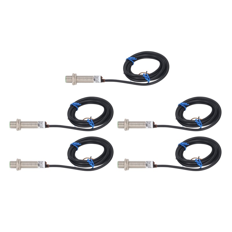 5PCS Approach Sensor M12 X 1 Non Embedded IP65 Waterproof