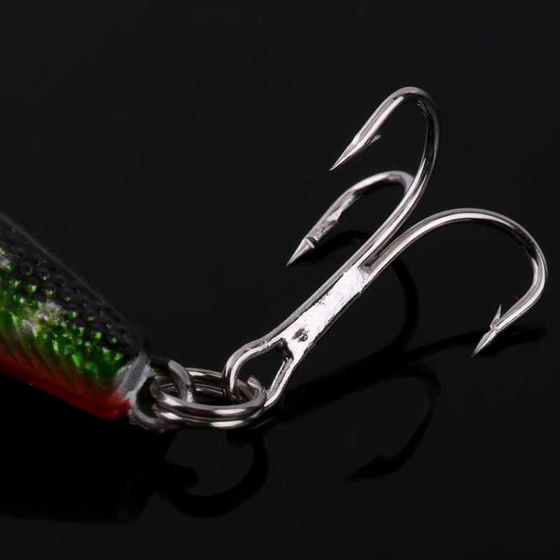 10pcs/bag Fishing Lures Baits Crank Bait Hook Tackle Bait Fishing