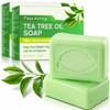 Tea Tree Oil Soap, Relieves Athlete's Foot, Itching, Acne and