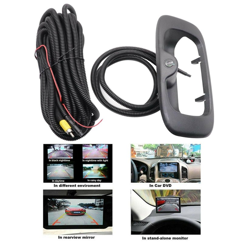Tailgate Handle Backup Rear View Camera for Silverado Sierra 1500