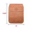 Hide & Drink, Durable Leather Work Pocket Organizer for Tools,