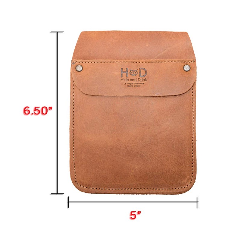 Hide & Drink, Durable Leather Work Pocket Organizer for Tools,