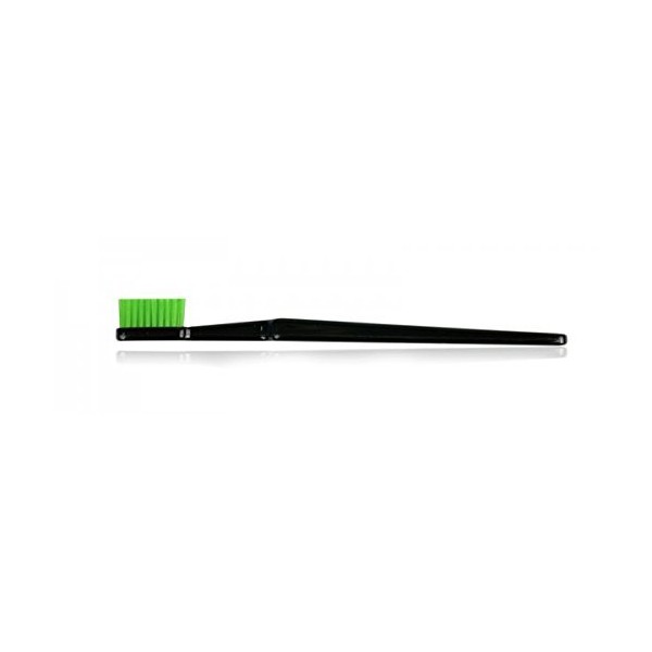 Tess Oral Health 3833C Midnight Series Compact-Head, Black-Handled Toothbrush (1 Dozen)