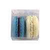 French Macarons Party Favors - 10 Pack (Blue & White)