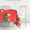 Christmas Table Cloth Rectangular Wipe Clean Tablecloths Rectangular Water Resistant