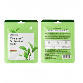 10psc Tea Essence Mask: Pamper Your Face with Nature's Brew (light green)