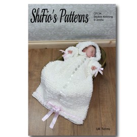 Paper Crochet Pattern for Swaddle Blanket, Crochet Pattern, Crochet Pamphlet, UK Terminology, CP134