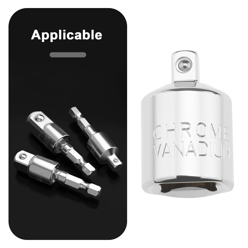 SING F LTD 2Pcs 1/2-Inch Female to 1/4-Inch Male Socket