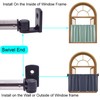 YYST Type A 16" to 28" Swivel End Curtain Sash