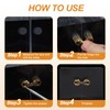 MECCANIXITY Brass Hidden Cylinder Hinges 14 mm Invisible Concealed Cylindrical