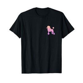Poodle Pocket Silhouette Poodle Lover Dog Owner T-Shirt