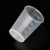 100 Pieces Scientific Cup Set, 50ml Measuring Cylinder Lab Plastic