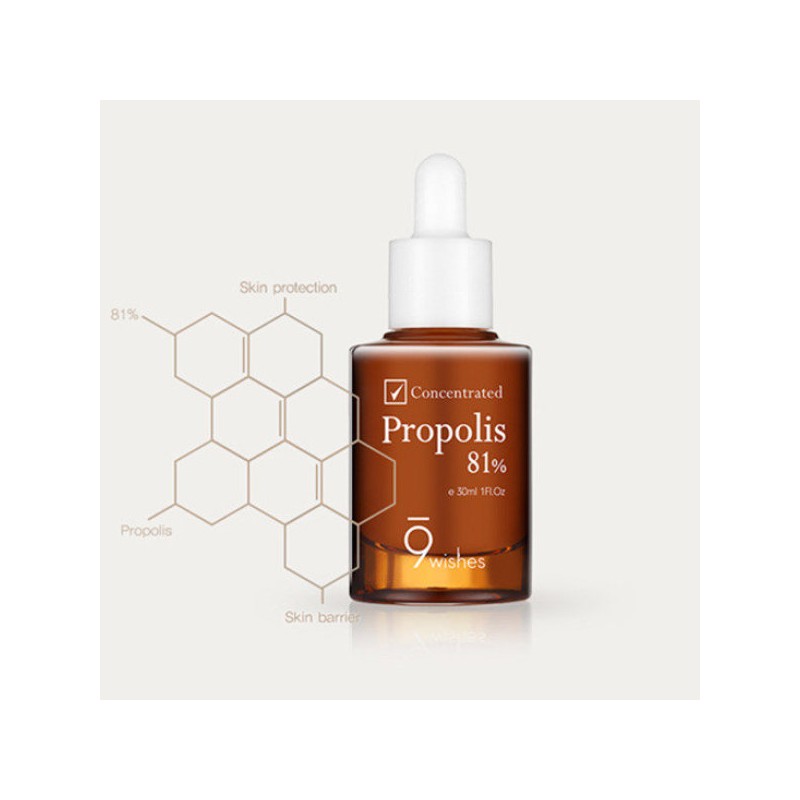 Nine Wishes 나인위시스 프로폴리스81% 컨센트레이트 앰플 30ml Nine Wishes Propolis