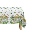 Owelleny Jungle Party Decorations Tablecloth, 3Pcs Disposable Safari Birthday Tablecover