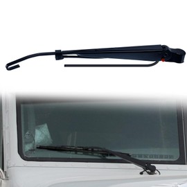 602-5411 Windshield Wiper Arm for peterbilt 379 1990-2007, LH or RH Wiper Arms Replace 602-5411 R236002, Black, Length 14.2 inches