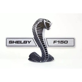 ZIC Motorsports SHELBY F150 F-150 Cobra Snake Badge Steel Sign  -  Small 12" x 8"