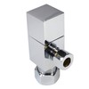 Westbrass D105QS-26 Square Handle 1/4-Turn Angle Stop 1/2" Copper x
