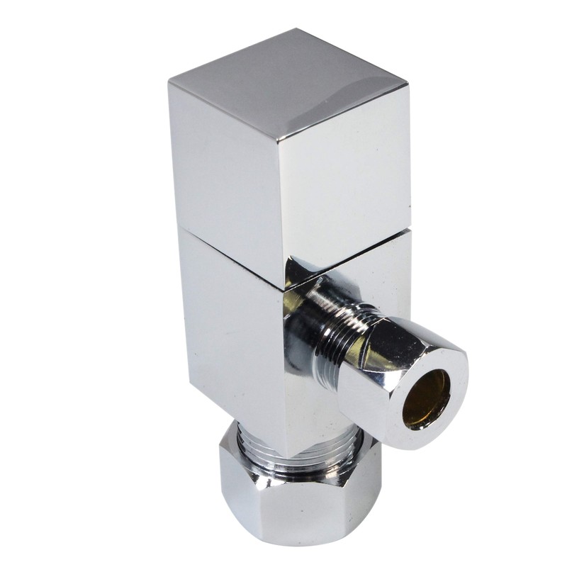 Westbrass D105QS-26 Square Handle 1/4-Turn Angle Stop 1/2" Copper x