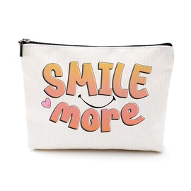 Inspirational Gifts for Women Motivational Cosmetic Bag Mental Health Encouragement Gifts for Women Friend Bestie Coworkers Teen Girls Friendship Gifts Makeup Bag Birthday Mothers Day Graduation Gifts